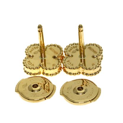 Van Cleef & Arpels Sweet Alhambra earring K18 Yellow Gold Ladies [Used]