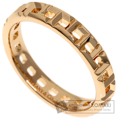 TIFFANY&Co. T True Narrow Ring K18 Pink Gold Ladies [Used]