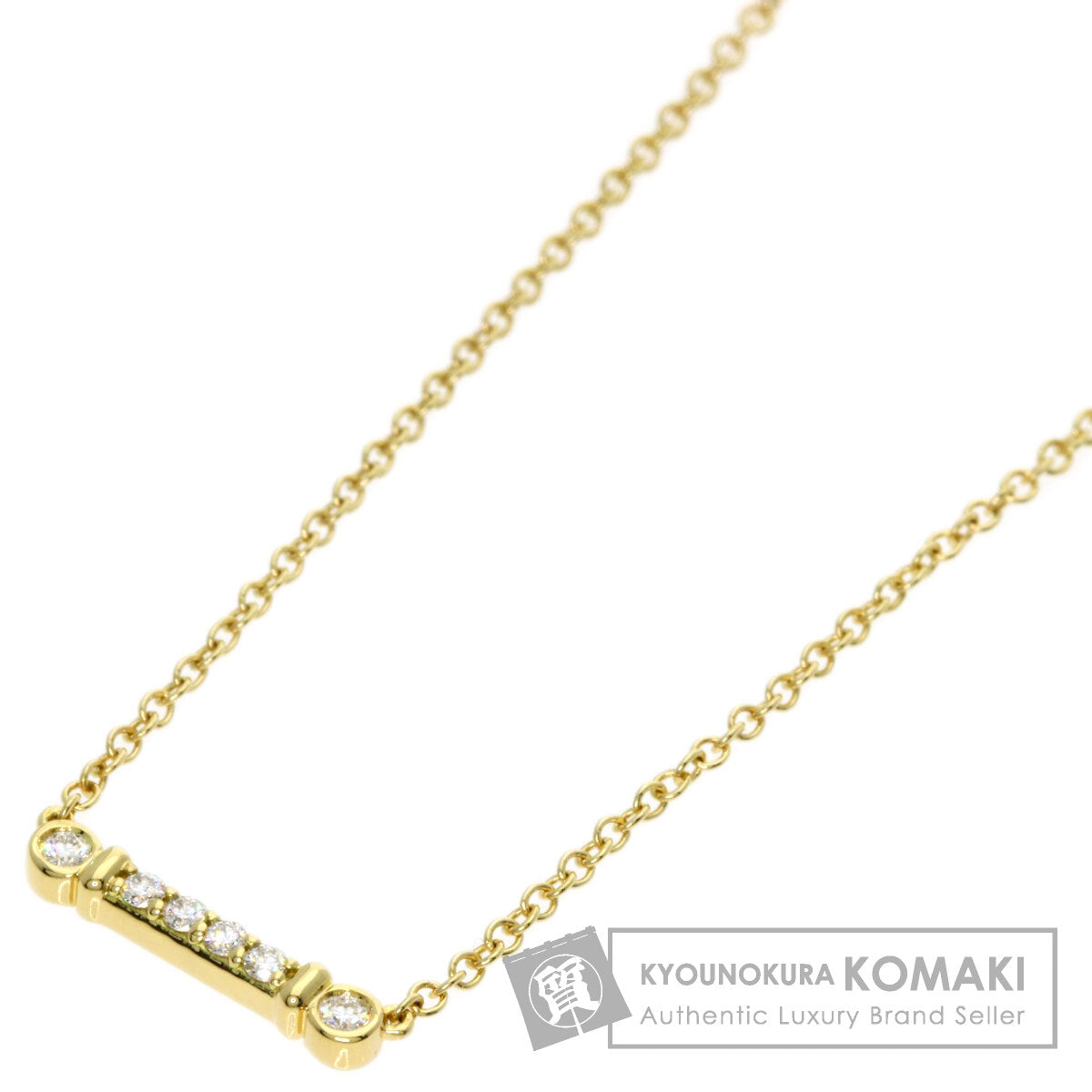 TIFFANY&Co. Fleur de Risky Diamond Necklace K18 Yellow Gold Ladies [Used]