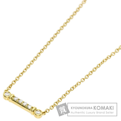 TIFFANY&Co. Fleur de Risky Diamond Necklace K18 Yellow Gold Ladies [Used]
