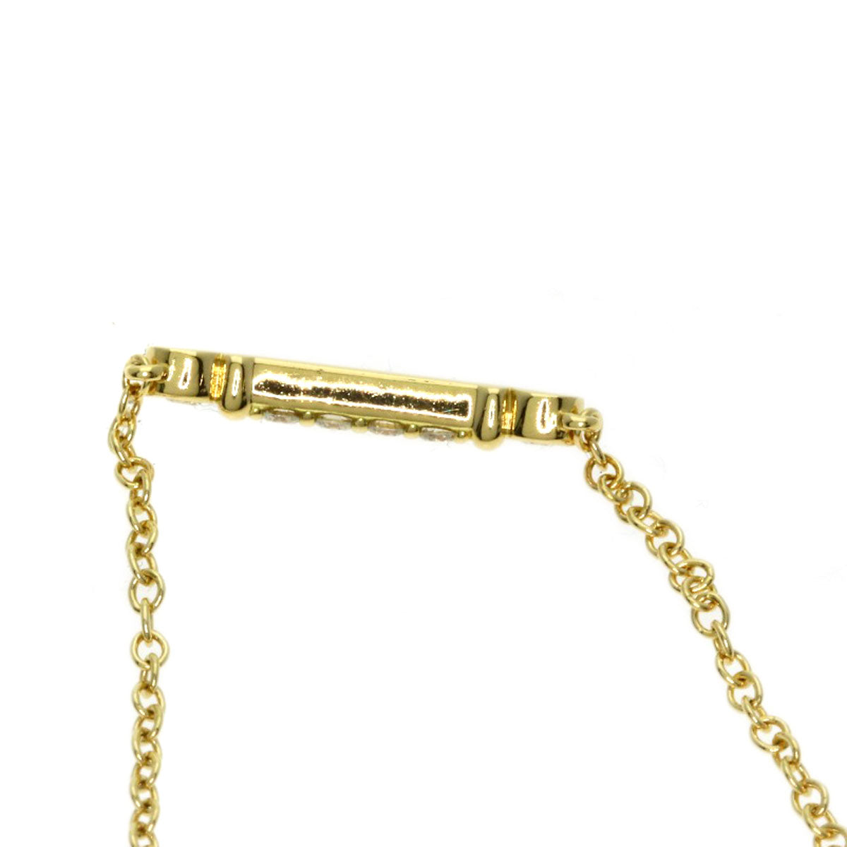 TIFFANY&Co. Fleur de Risky Diamond Necklace K18 Yellow Gold Ladies [Used]