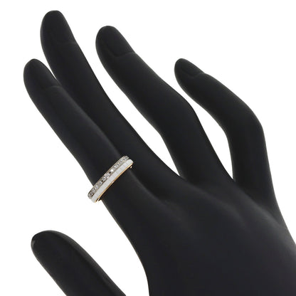 Boucheron Quatre White Diamond Half Ring #47 Ring K18 Pink Gold K18 White GoldLadies [Used]