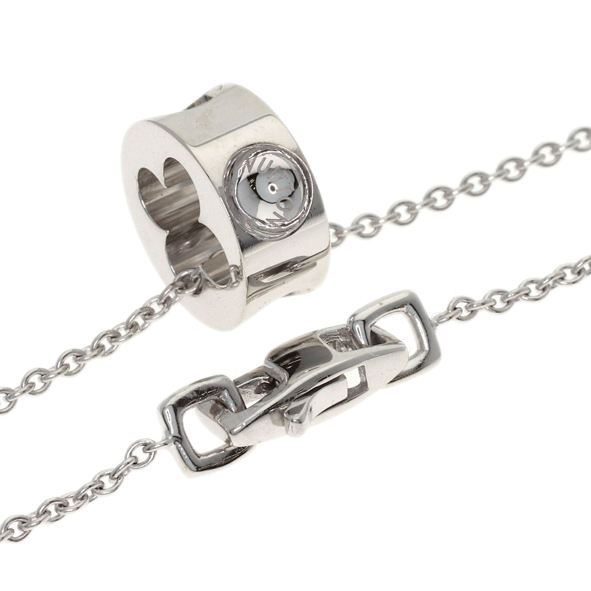 LOUIS VUITTON Pandantif Empreinte Necklace K18 White Gold Ladies [Used]
