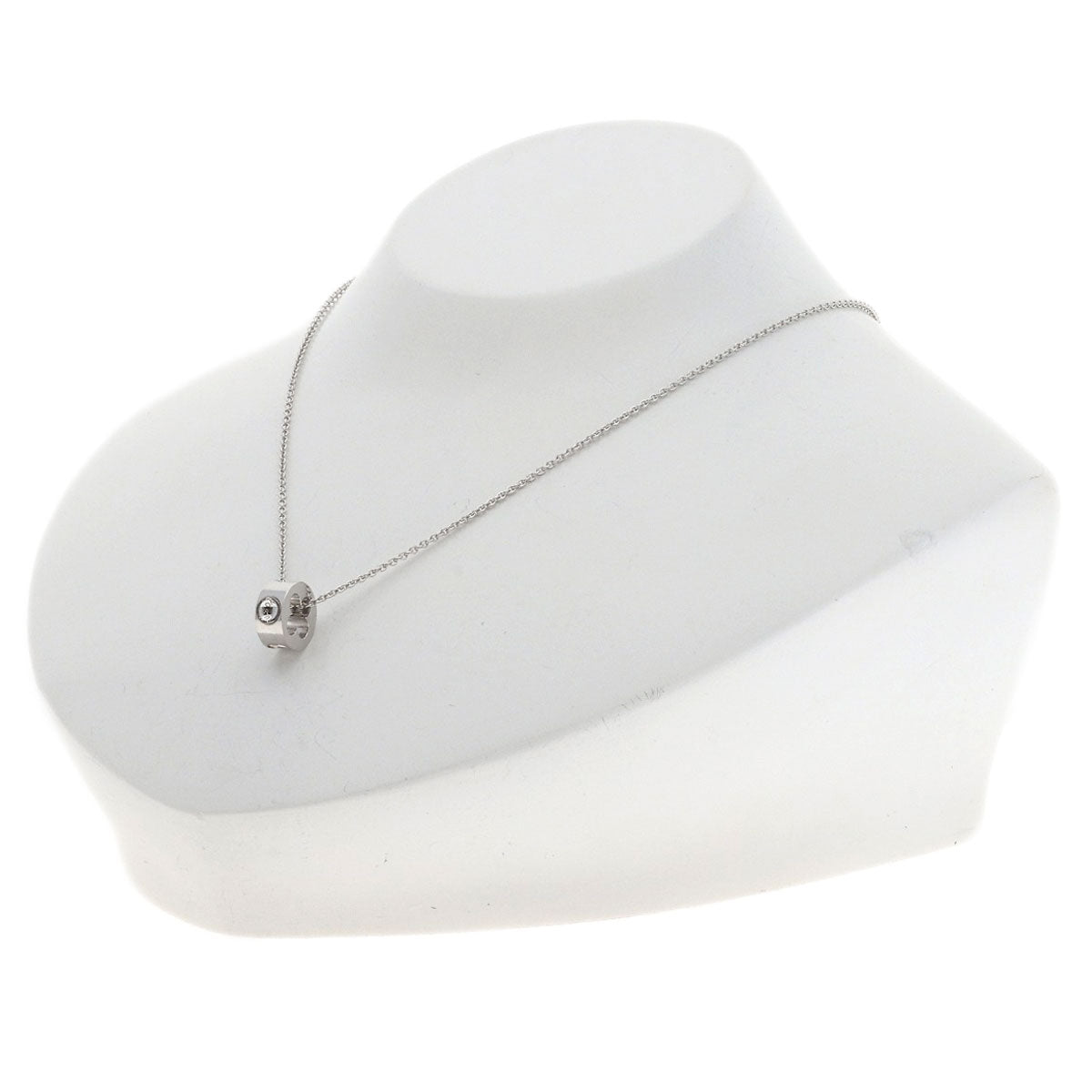 LOUIS VUITTON Pandantif Empreinte Necklace K18 White Gold Ladies [Used]
