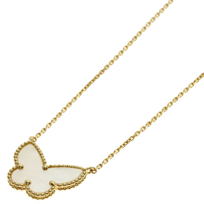 Van Cleef & Arpels Lucky Alhambra Papillon Necklace K18 Yellow Gold Ladies [Used]