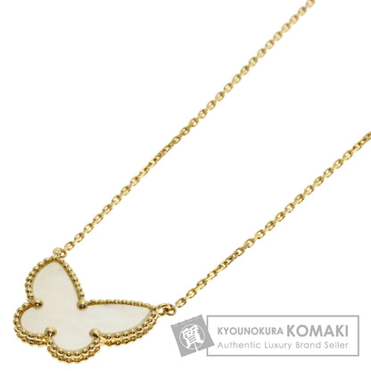 Van Cleef & Arpels Lucky Alhambra Papillon Necklace K18 Yellow Gold Ladies [Used]