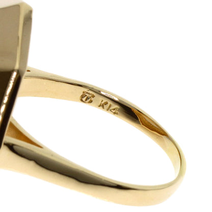 TASAKI Mabe Pearl Pearl Ring K14 Yellow Gold Ladies [Used]
