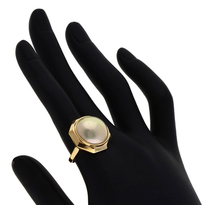 TASAKI Mabe Pearl Pearl Ring K14 Yellow Gold Ladies [Used]