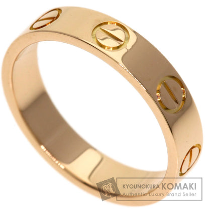 CARTIER mini love ring #46 Ring K18 Pink Gold Ladies [Used]