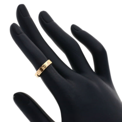 CARTIER mini love ring #46 Ring K18 Pink Gold Ladies [Used]