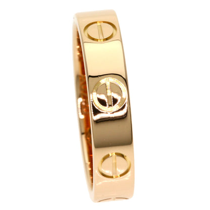 CARTIER mini love ring #46 Ring K18 Pink Gold Ladies [Used]