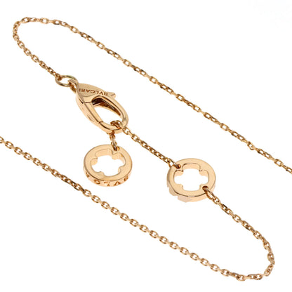 BVLGARI Fiorever 1P Diamond Necklace K18 Pink Gold Ladies [Used]
