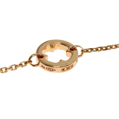 BVLGARI Fiorever 1P Diamond Necklace K18 Pink Gold Ladies [Used]