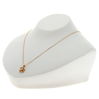 BVLGARI Fiorever 1P Diamond Necklace K18 Pink Gold Ladies [Used]