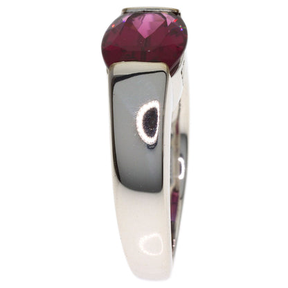 TASAKI Diamond Garnet Ring & Earring Set (2 pieces) Ring K18 White Gold Ladies [Used]