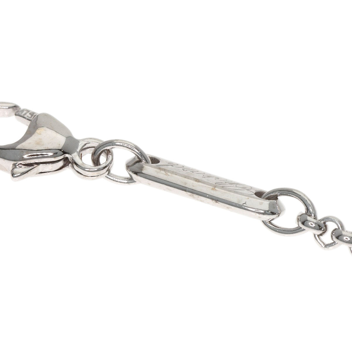 Chopard Happy diamond cross Necklace K18 White Gold Ladies [Used]