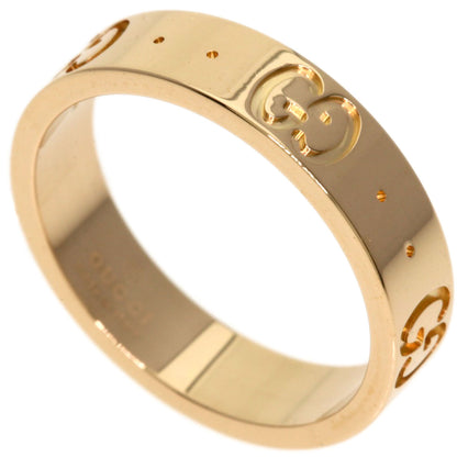 GUCCI Icon # 7 Ring K18 Pink Gold Ladies [Used]