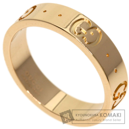 GUCCI Icon # 7 Ring K18 Pink Gold Ladies [Used]