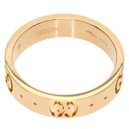 GUCCI Icon # 7 Ring K18 Pink Gold Ladies [Used]