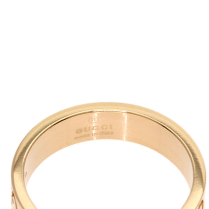 GUCCI Icon # 7 Ring K18 Pink Gold Ladies [Used]