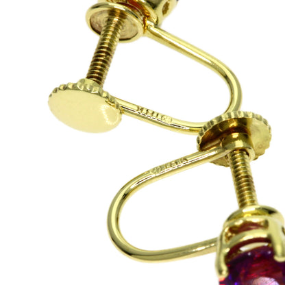 TIFFANY&Co. Garnet Earring K18 Yellow Gold Ladies [Used]