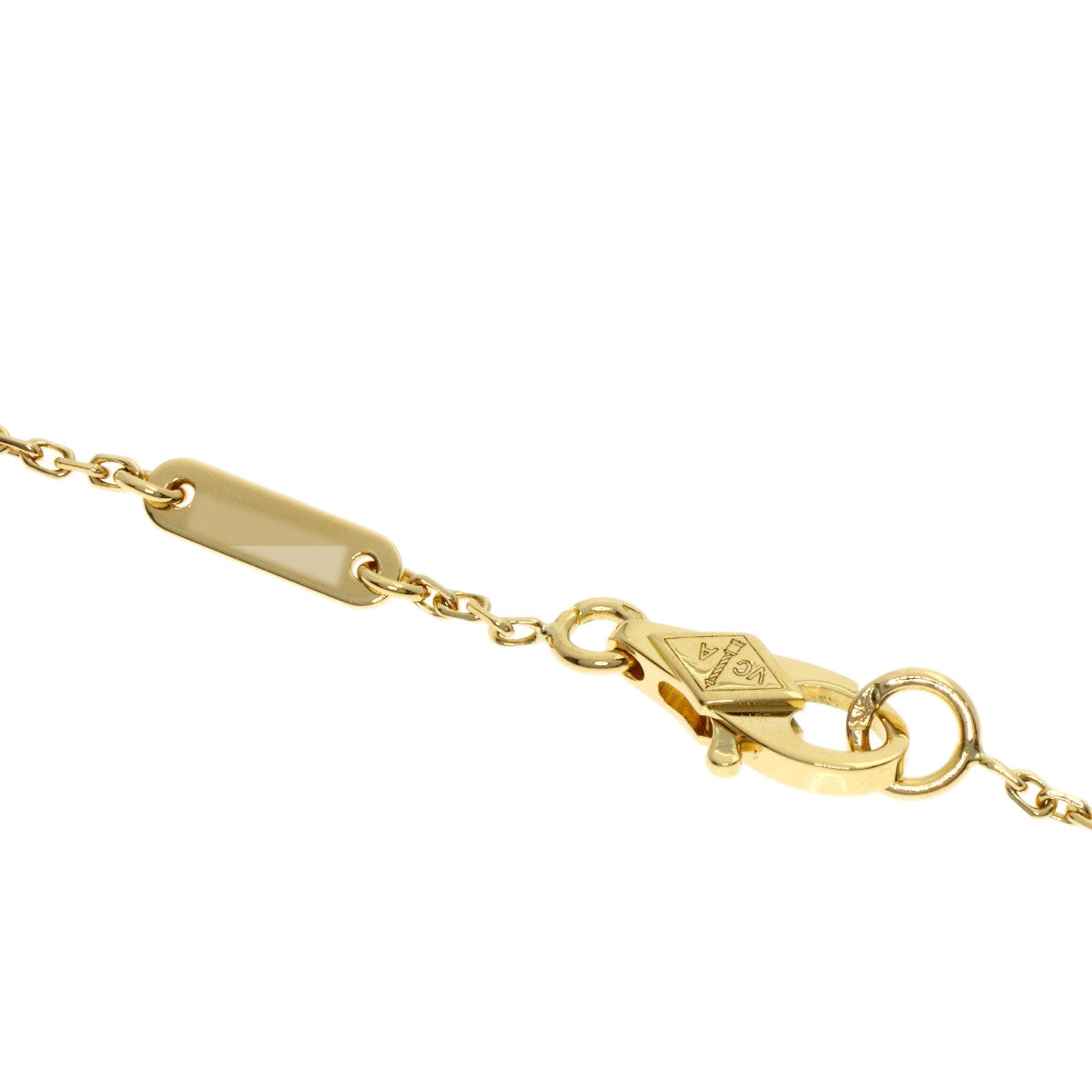 Van Cleef & Arpels Sweet Alhambra Mother of Pearl Bracelet K18 Yellow Gold Ladies [Used]