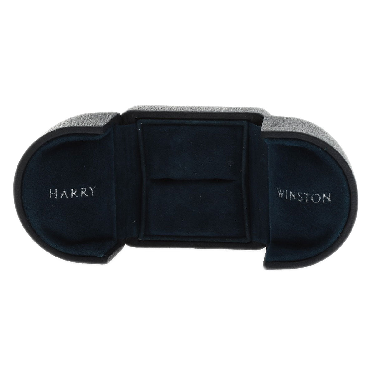 HARRY WINSTON Micropave Half Eternity Diamond Ring Platinum PT950 Ladies [Used]