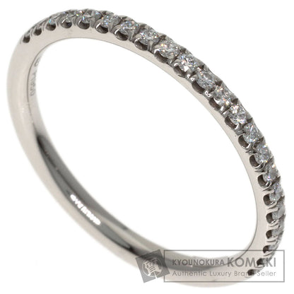HARRY WINSTON Micropave Half Eternity Diamond Ring Platinum PT950 Ladies [Used]