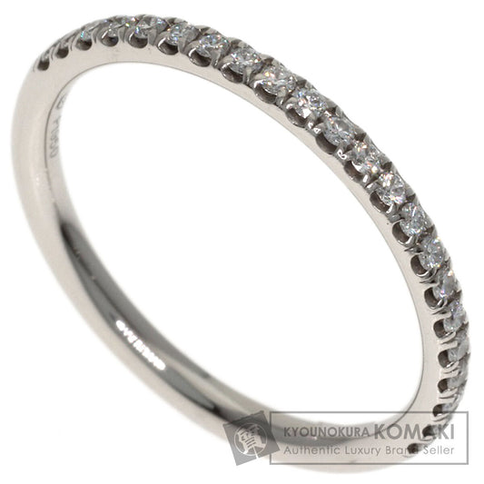 HARRY WINSTON Micropave Half Eternity Diamond Ring Platinum PT950 Ladies [Used]