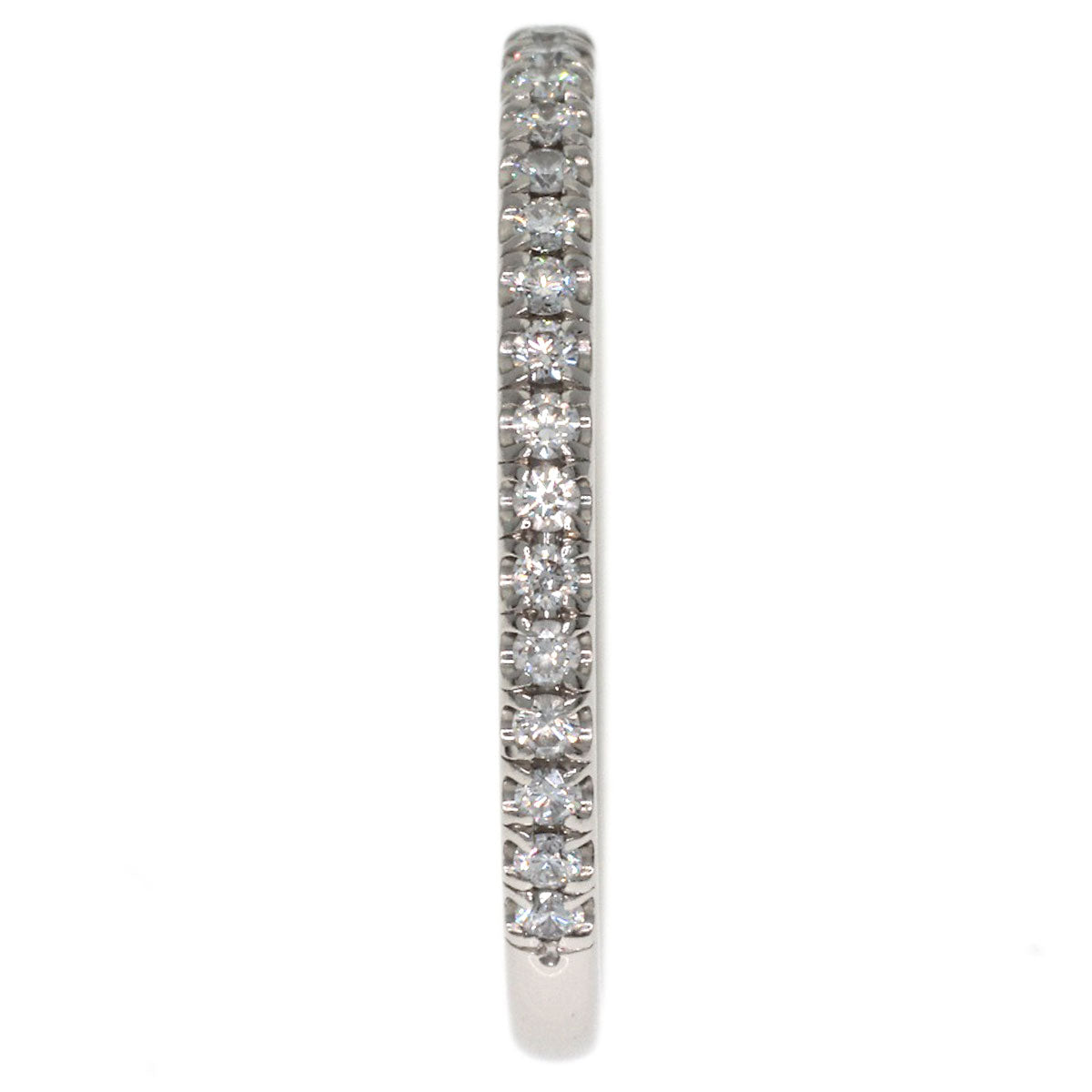 HARRY WINSTON Micropave Half Eternity Diamond Ring Platinum PT950 Ladies [Used]