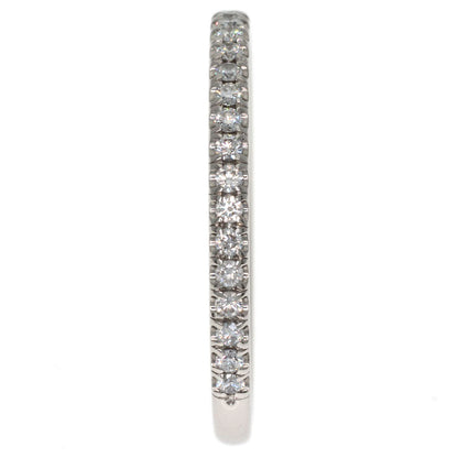 HARRY WINSTON Micropave Half Eternity Diamond Ring Platinum PT950 Ladies [Used]