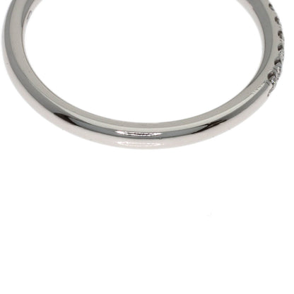 HARRY WINSTON Micropave Half Eternity Diamond Ring Platinum PT950 Ladies [Used]