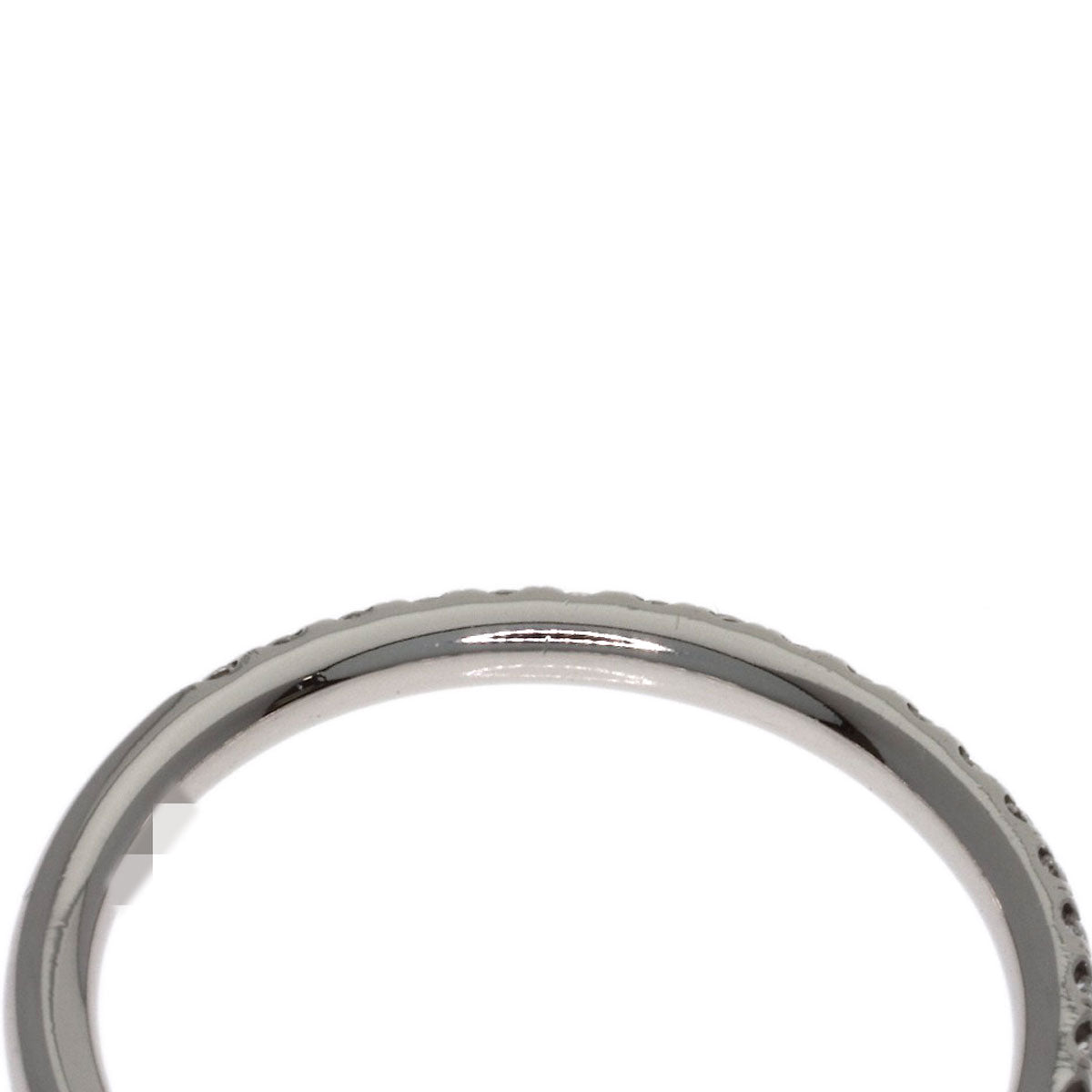 HARRY WINSTON Micropave Half Eternity Diamond Ring Platinum PT950 Ladies [Used]