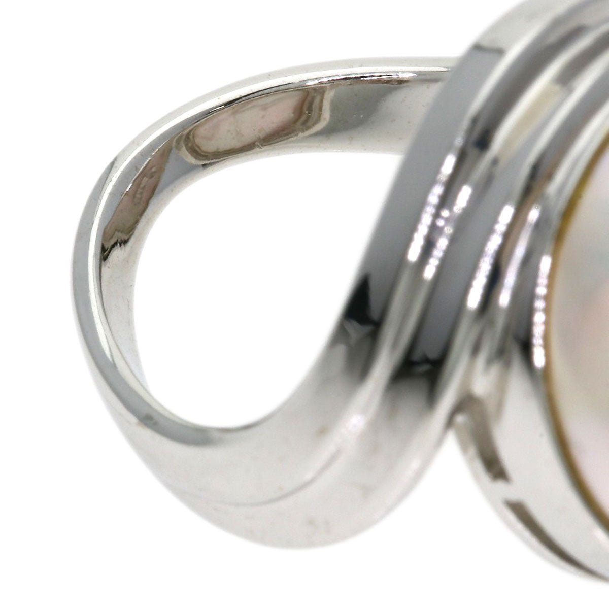 TASAKI Mabe Pearl Pearl Ring K14 White Gold Ladies [Used]