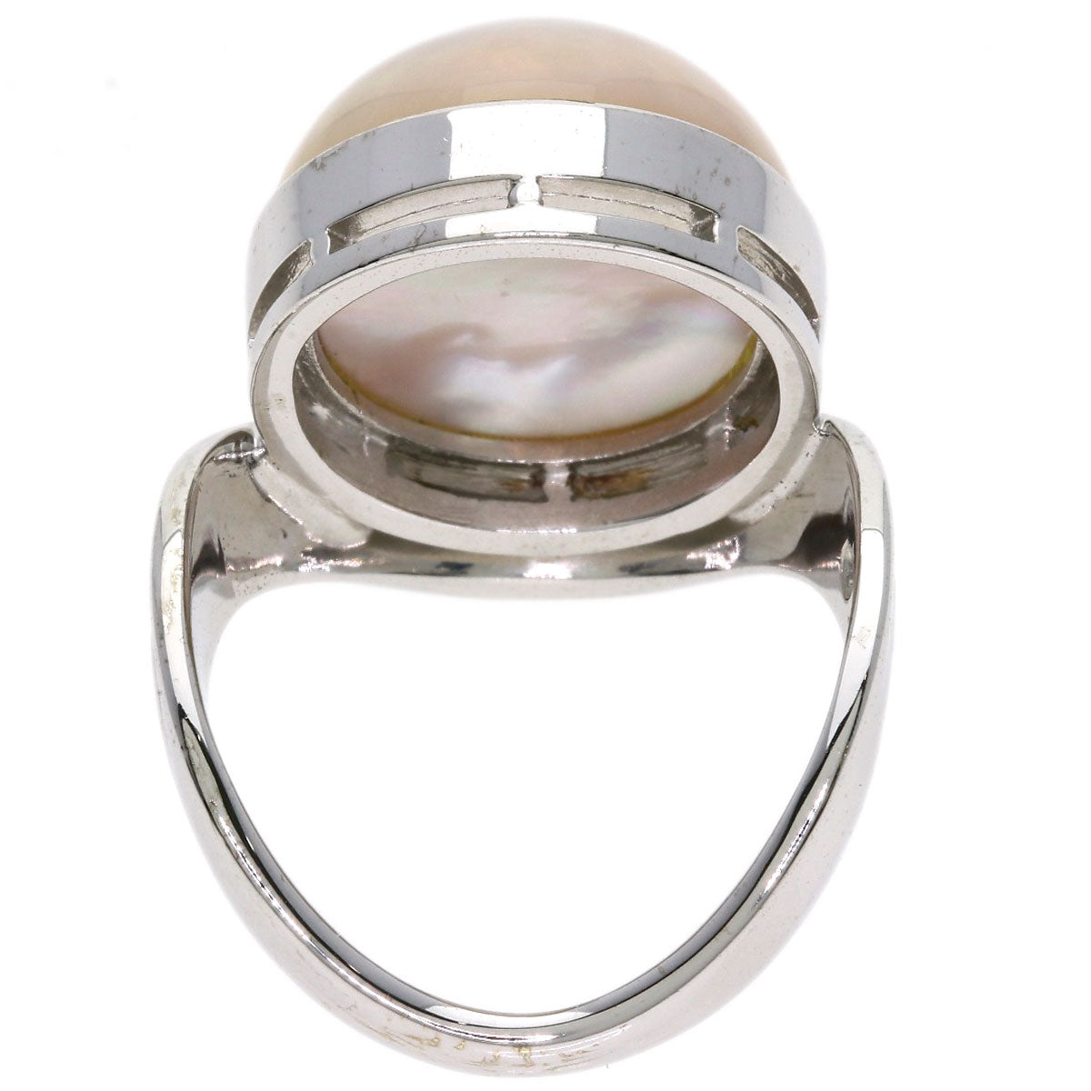 TASAKI Mabe Pearl Pearl Ring K14 White Gold Ladies [Used]