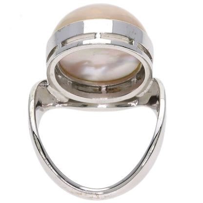 TASAKI Mabe Pearl Pearl Ring K14 White Gold Ladies [Used]