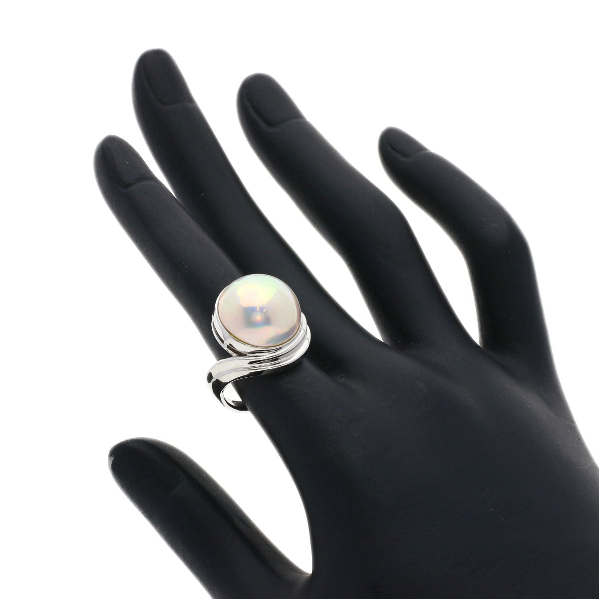 TASAKI Mabe Pearl Pearl Ring K14 White Gold Ladies [Used]