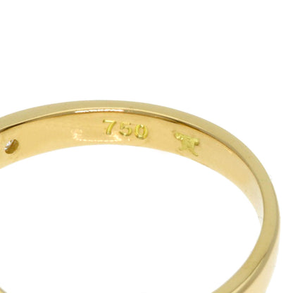 CELINE Pearl Pearl Diamond Ring K18 Yellow Gold Ladies [Used]