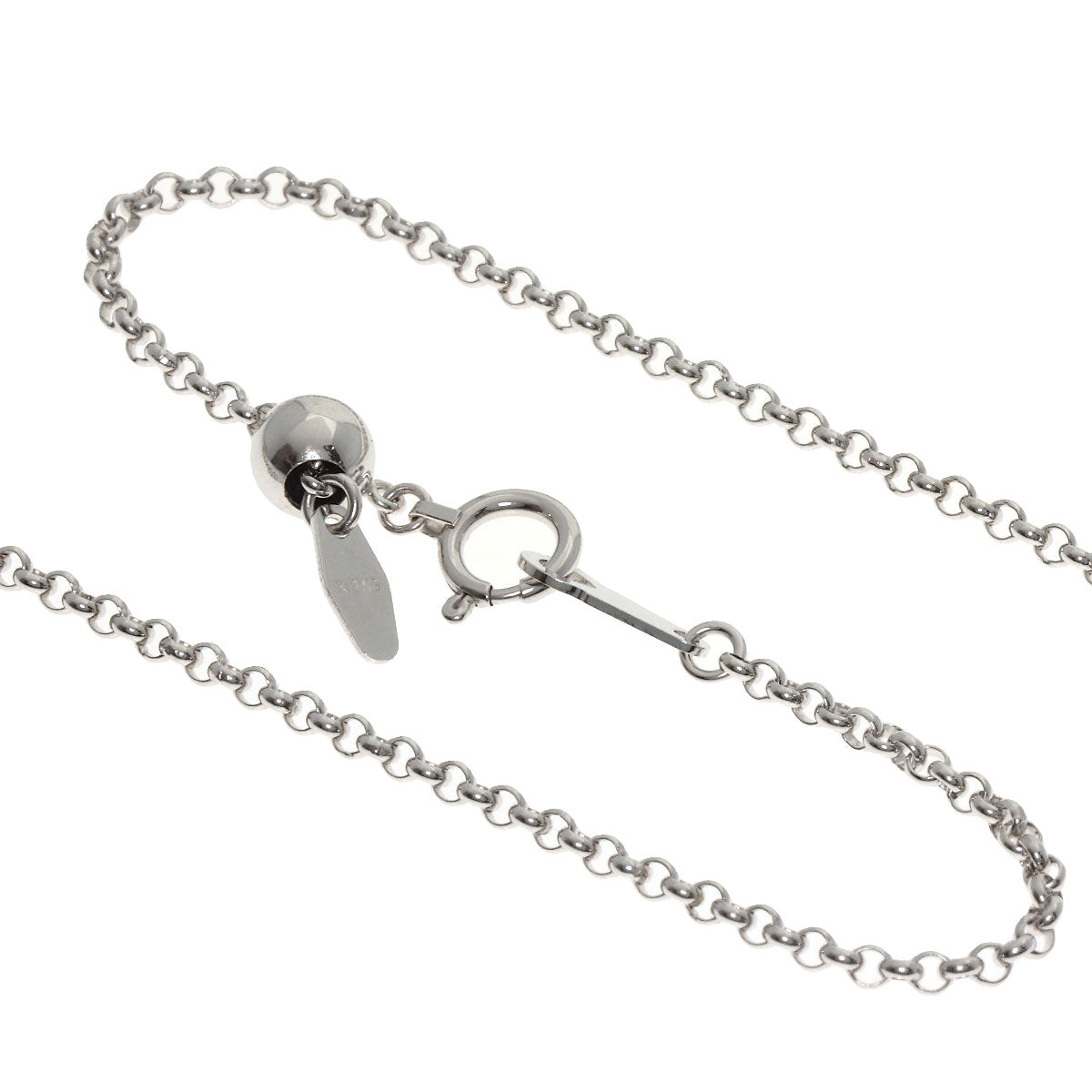 5.01ct Heart Diamond Necklace K18 White Gold 21.7g　Ladies