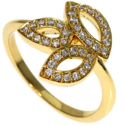 HARRY WINSTON Lily Cluster Diamond Ring K18 Yellow Gold Ladies [Used]
