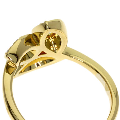 HARRY WINSTON Lily Cluster Diamond Ring K18 Yellow Gold Ladies [Used]