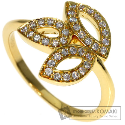 HARRY WINSTON Lily Cluster Diamond Ring K18 Yellow Gold Ladies [Used]
