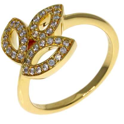 HARRY WINSTON Lily Cluster Diamond Ring K18 Yellow Gold Ladies [Used]