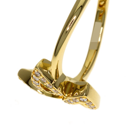 HARRY WINSTON Lily Cluster Diamond Ring K18 Yellow Gold Ladies [Used]