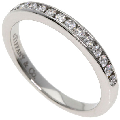 TIFFANY&Co. Half eternity Diamond Ring Platinum PT950 Ladies [Used]