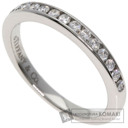 TIFFANY&Co. Half eternity Diamond Ring Platinum PT950 Ladies [Used]