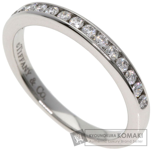 TIFFANY&Co. Half eternity Diamond Ring Platinum PT950 Ladies [Used]