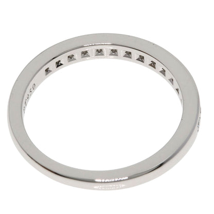 TIFFANY&Co. Half eternity Diamond Ring Platinum PT950 Ladies [Used]