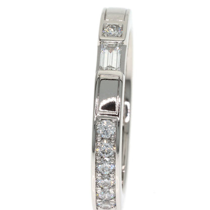 HARRY WINSTON Traffic Accent Band Diamond Ring Platinum PT950 Ladies [Used]