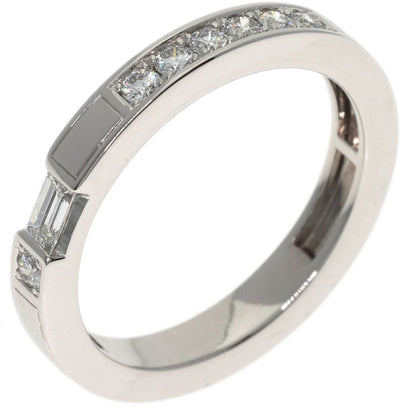 HARRY WINSTON Traffic Accent Band Diamond Ring Platinum PT950 Ladies [Used]
